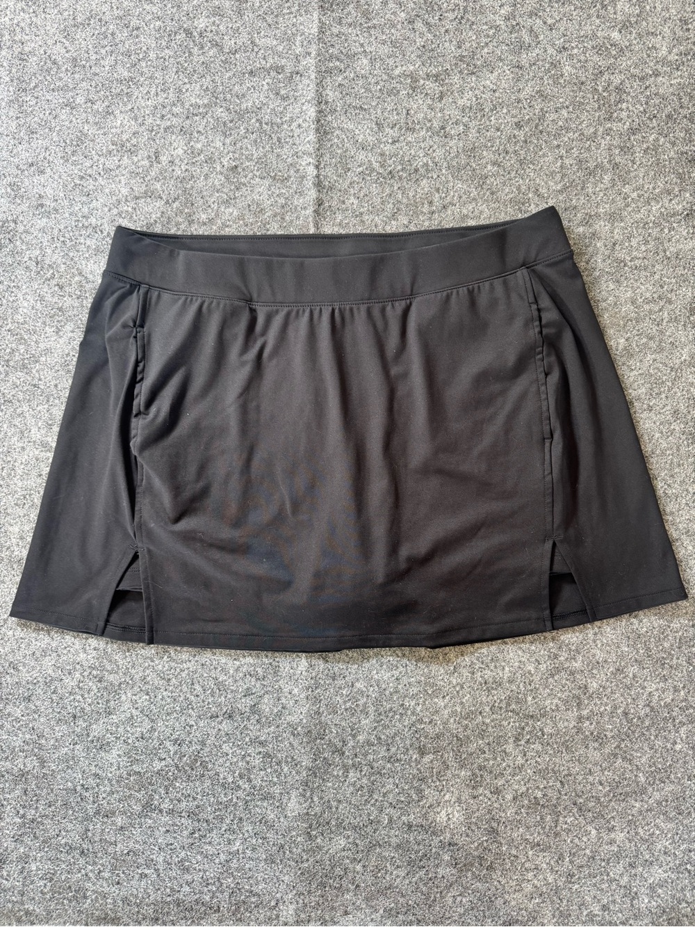 All In Motion Womens Black Athletic Skort Built In Shorts Pockets XL Golf